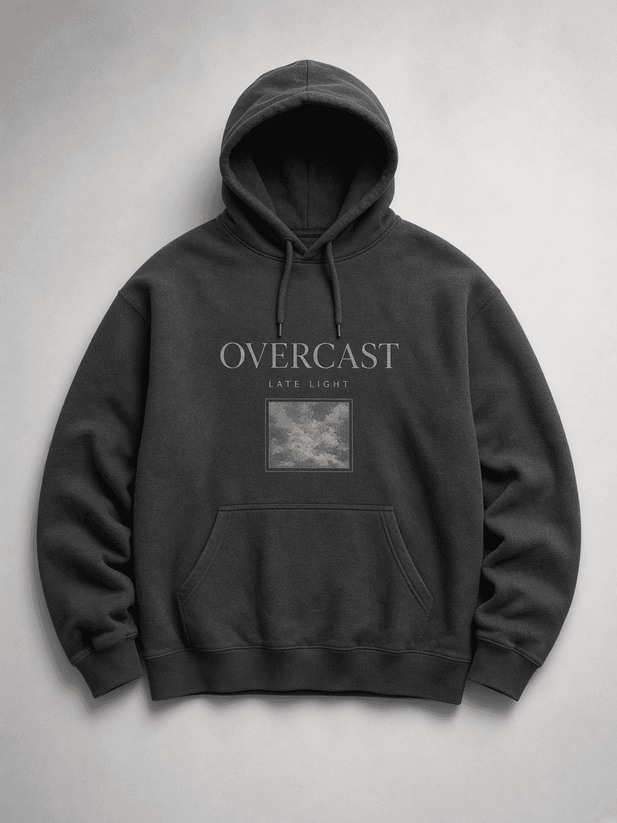 Late Light Hoodie — Charcoal